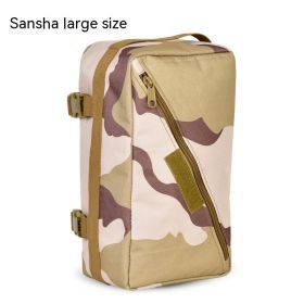 Multifunctional Storage Cycling Portable Travel Bag (Option: Sansha Camouflage Large)