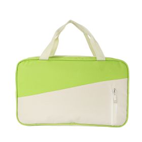 Polyester Dry Wet Separation Swimming Beach Bag Travel Buggy (Color: Green)