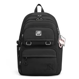 Girls' Large Capacity Backpack (Color: Black)