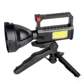 Strong Light Portable Fishing Flashlight With Bracket High Power Camping (Option: 5W lamp)