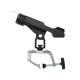 Nylon Plastic Fishing Rod Holder (Color: Black)