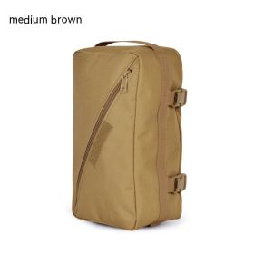 Multifunctional Storage Cycling Portable Travel Bag (Option: Medium Brown Camouflage Medium)