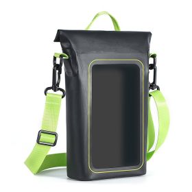 Seaside Mobile Phone Waterproof Bag Outdoor Water-proof Bag (Option: Black Green-Free Size)