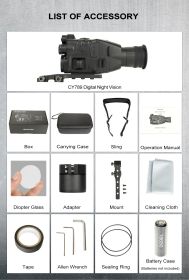 CY789 HD Photography Night Vision Instrument Sets Of Aiming (Option: CY789)